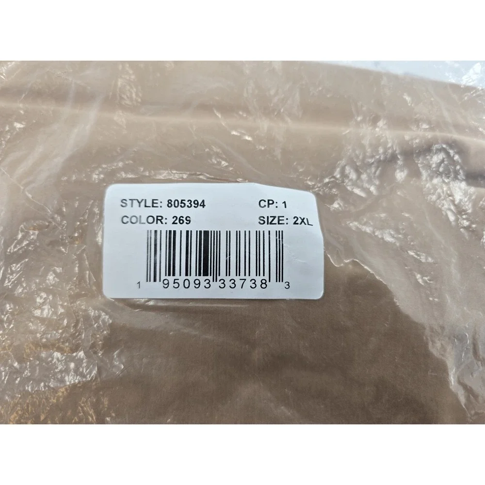 NWT Wacoal‎ Women's Skinsense Thigh Shaper - Color Praline - Size 2XL